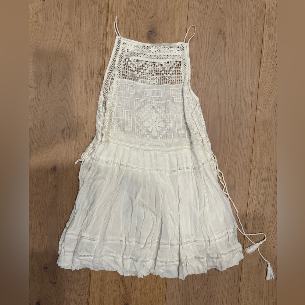 Free People Emily Crochet Mini Dress Size Small